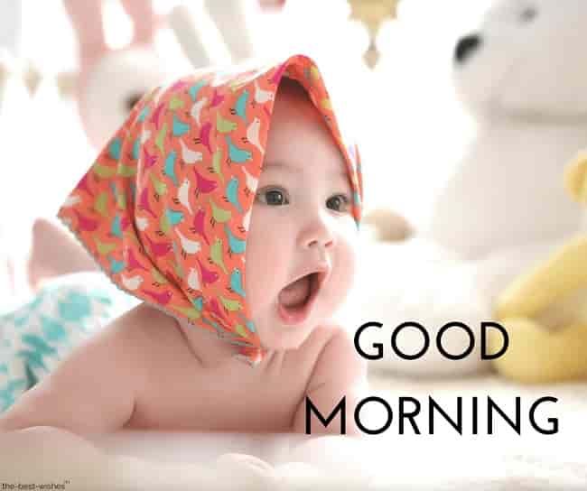 Cutest Good Morning Image of a Child