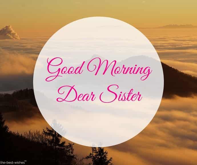 Good Morning Dear Sister Image