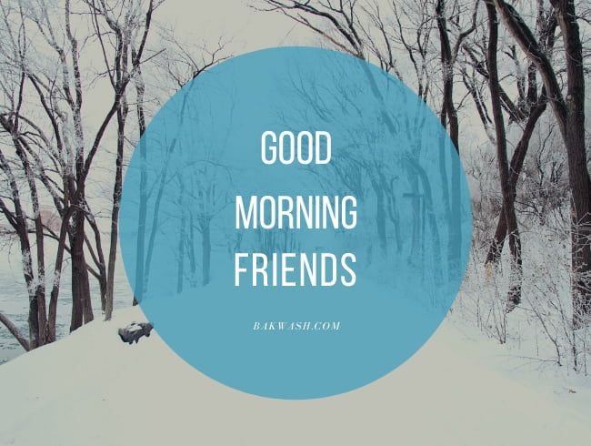 Good Morning Friends
