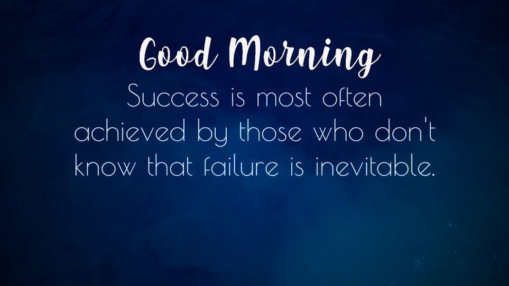 Good Morning Success Quotes