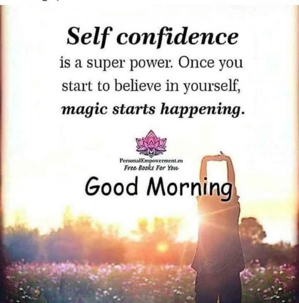 Self Confidence Is Super Power
