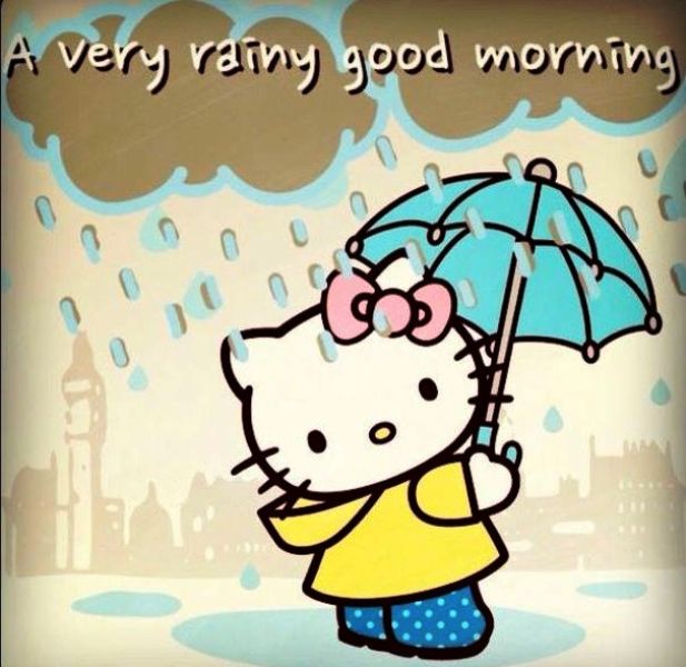 A Very Rainy Good Morning