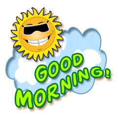 Good Morning With Smiling Sun