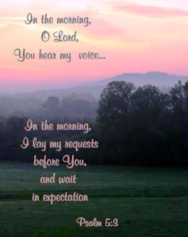 In The Morning O Lord You Hear My Voice