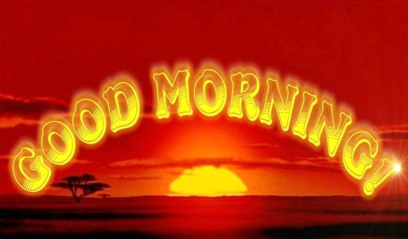 Pic Of Good Morning Sunrise
