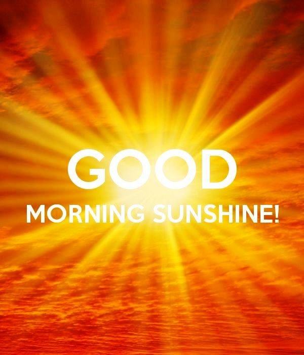 Picture Of Good Morning Sunshine