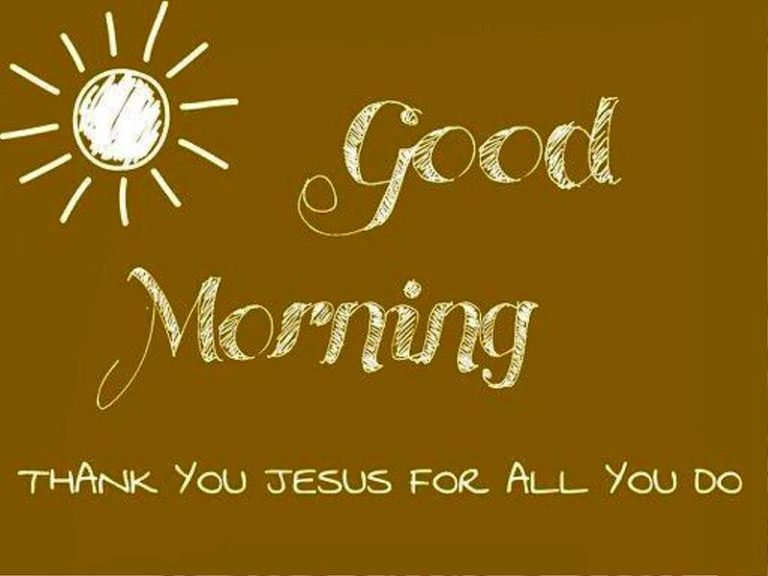 35 Blessed Good Morning Jesus Images