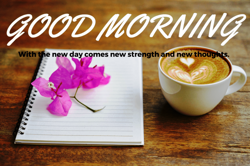With The New Day Comes New Strength