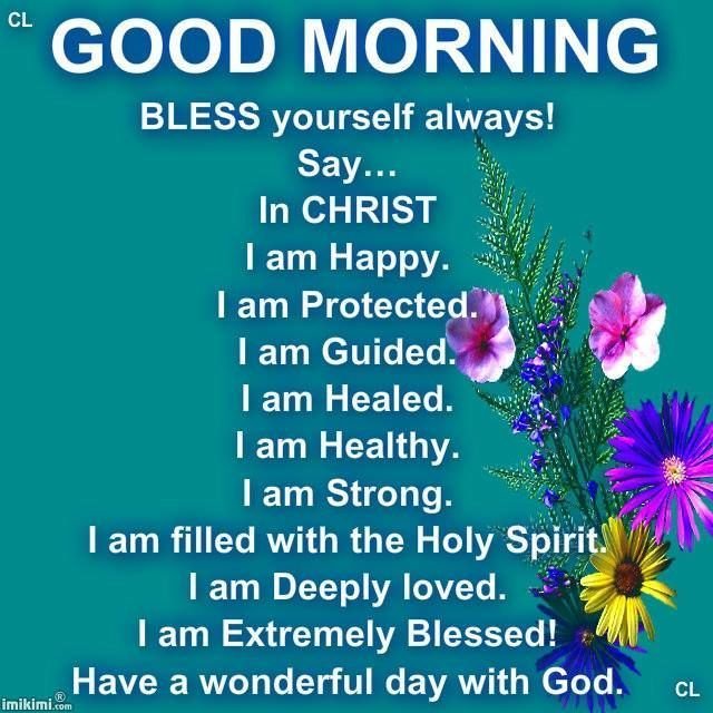Good Morning Bless You Always