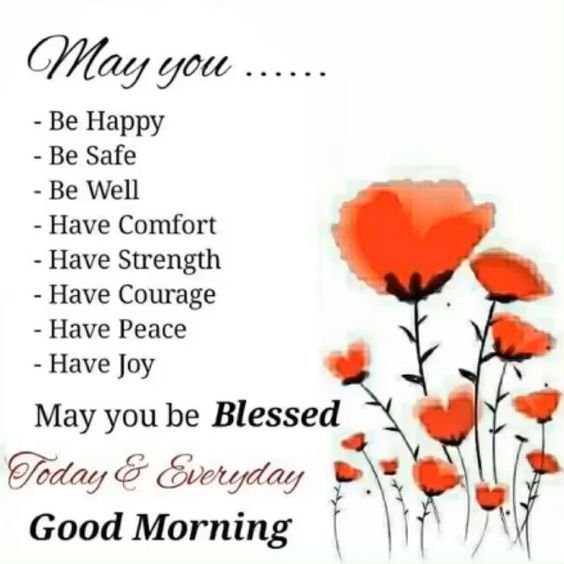 Good Morning Today & Everyday