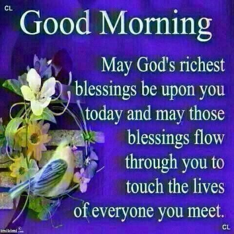 May God's Richest Blessings