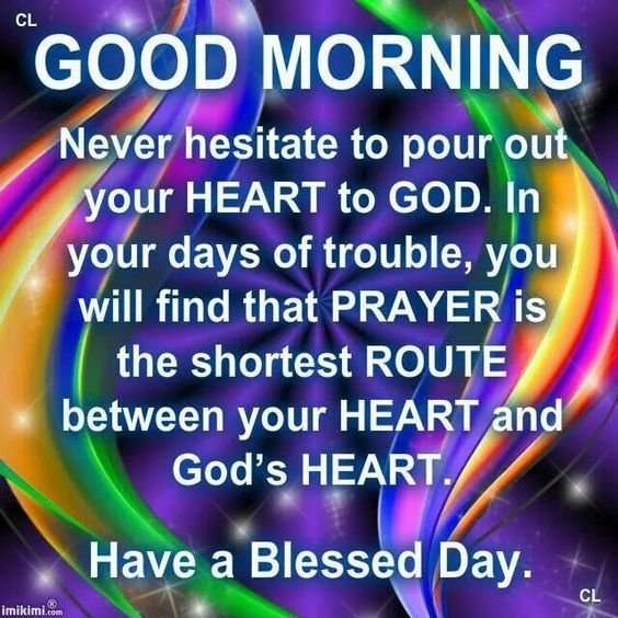 Never hesitate to pour out your heart to GOD
