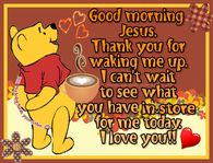 Good Morning Jesus