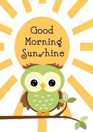 Good Morning Sunshine