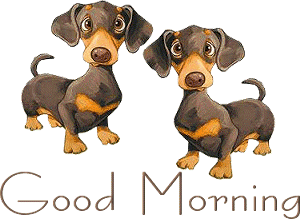 Good Morning With Puppies