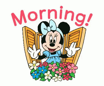 Morning Minnie Mouse Gif