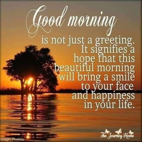 Good Morning Is Not