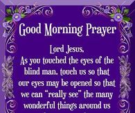 Good Morning Prayer