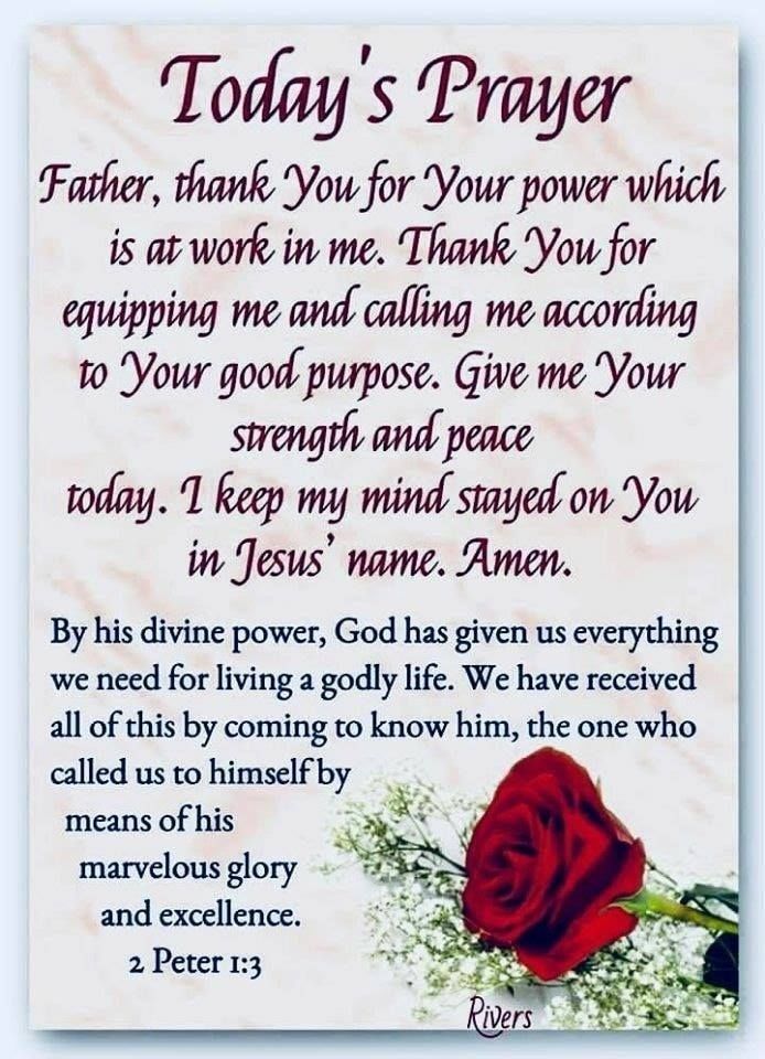 Today's Prayer