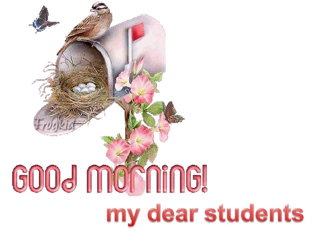 Best Good Morning Students Photo