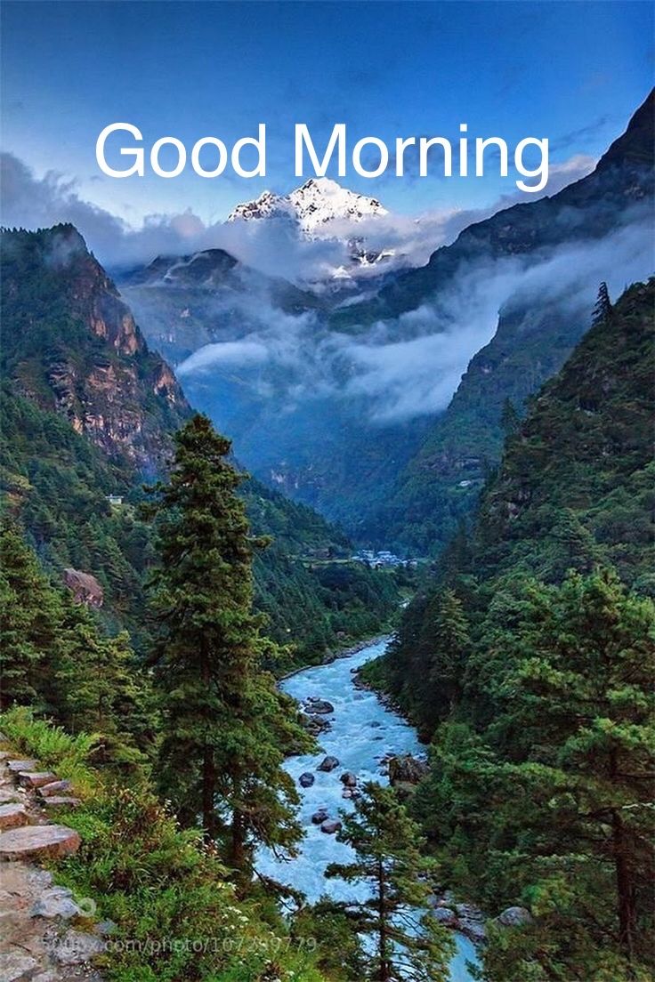 Fabalous Good Morning River Image