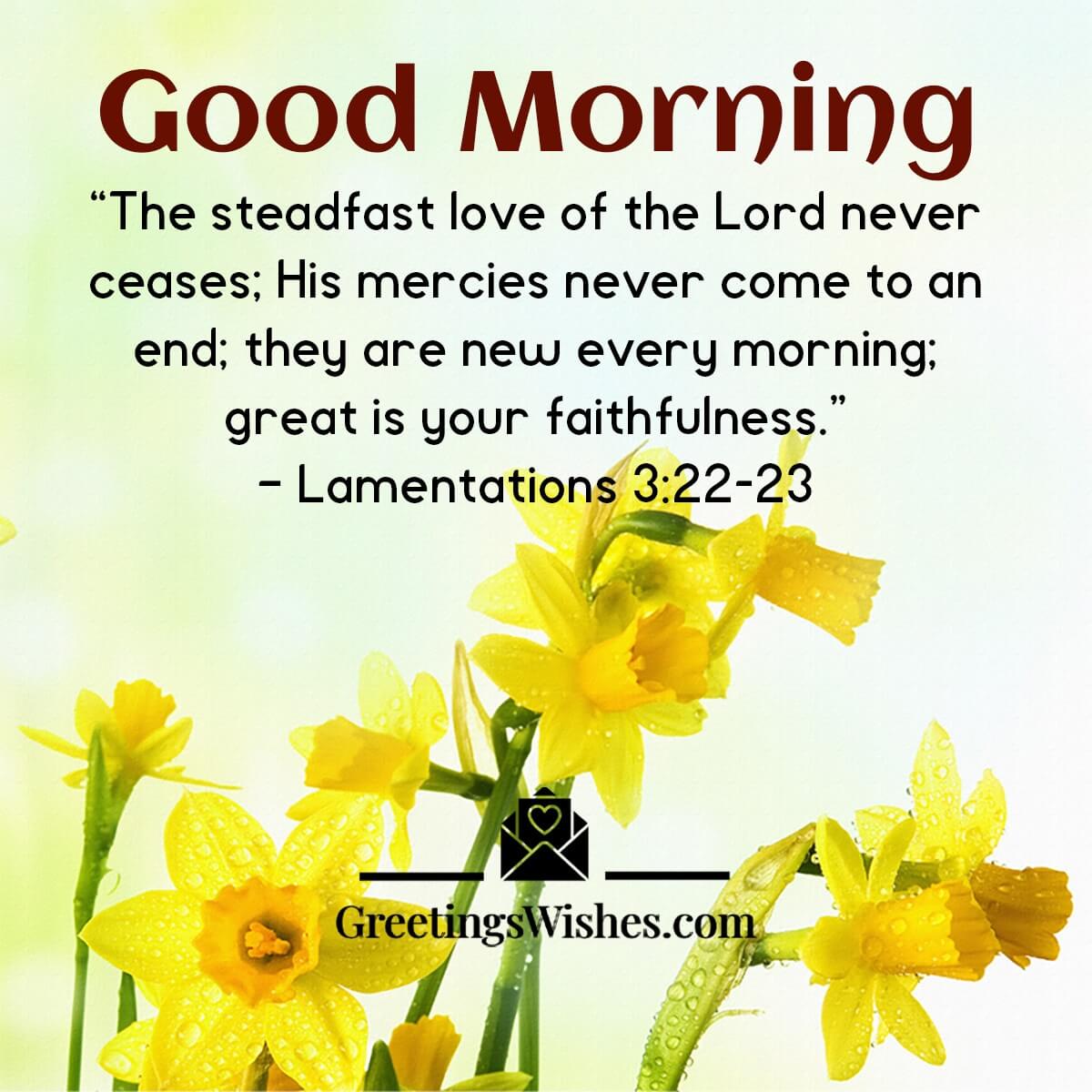 Good Morning Bible Verses Pic