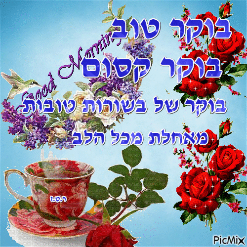 Good Morning Hebrew Cup