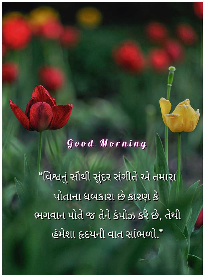 Meaningful Good Morning Quotes Gujarati