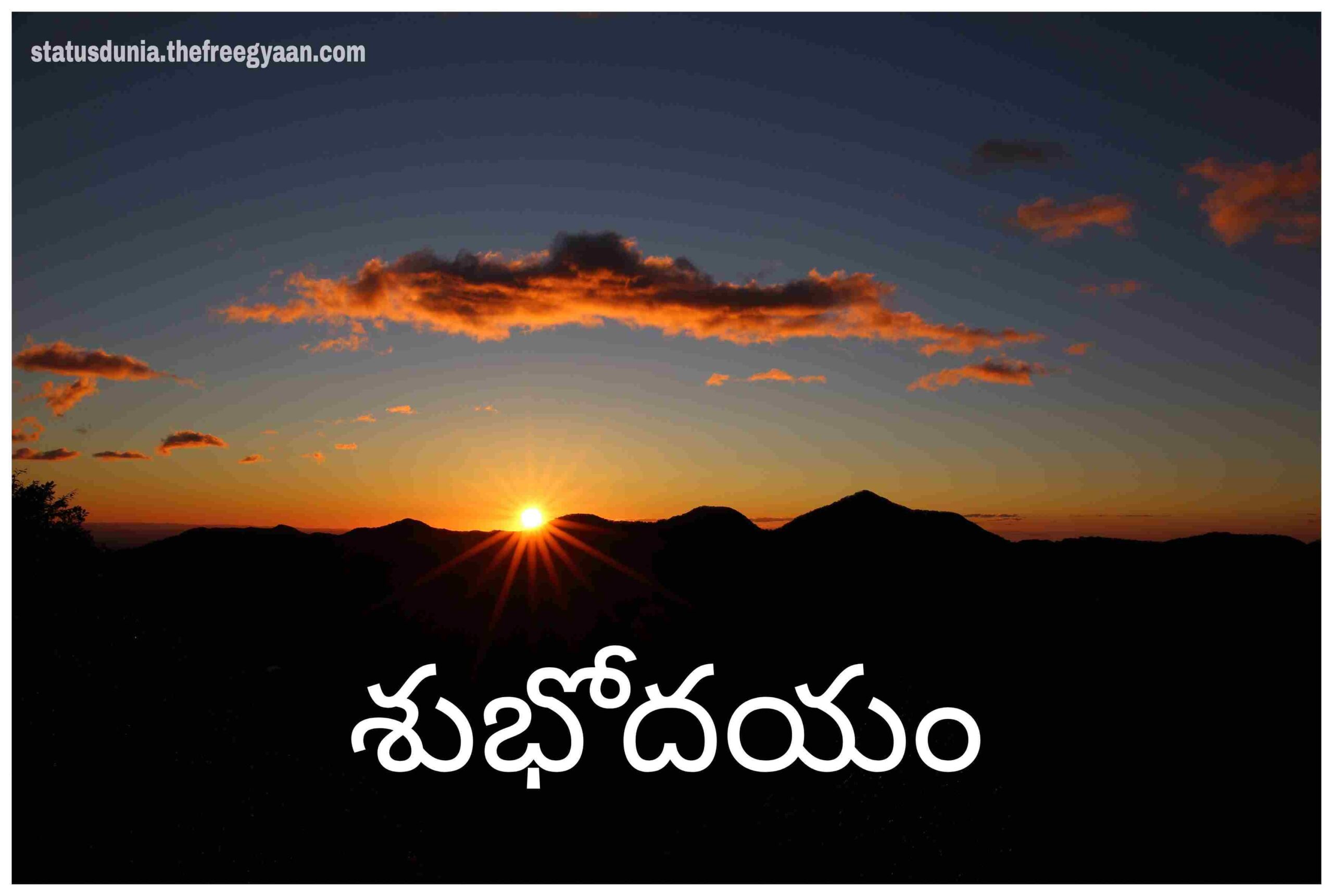Pic Of Quotes Good Morning Telugu